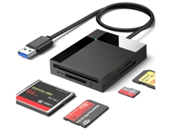 Leitor De Cartão Sd, 4 Em 1 Usb 3.0 Para Adaptador De Cartão Sd Cf Tf Ms, Cartões De Memória De Câmera De Alta Velocidade De 5 Gbps Leitura