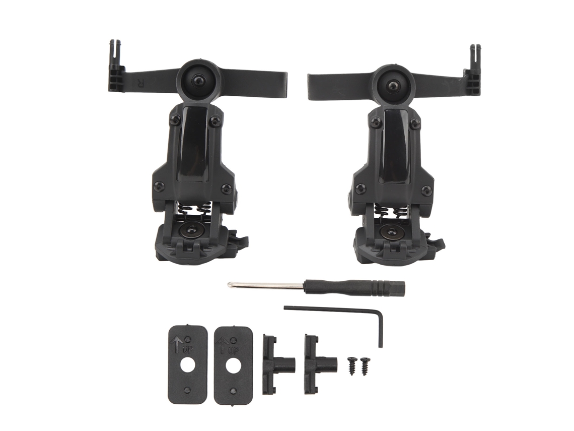 Adaptador de Trilho Arc para Capacete com Suporte para Fones de Ouvido S/MARCA