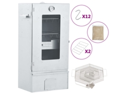Vidaxl Defumador P/ Churrasqueira C/ Gerador Fumo Frio Aço Galvanizado