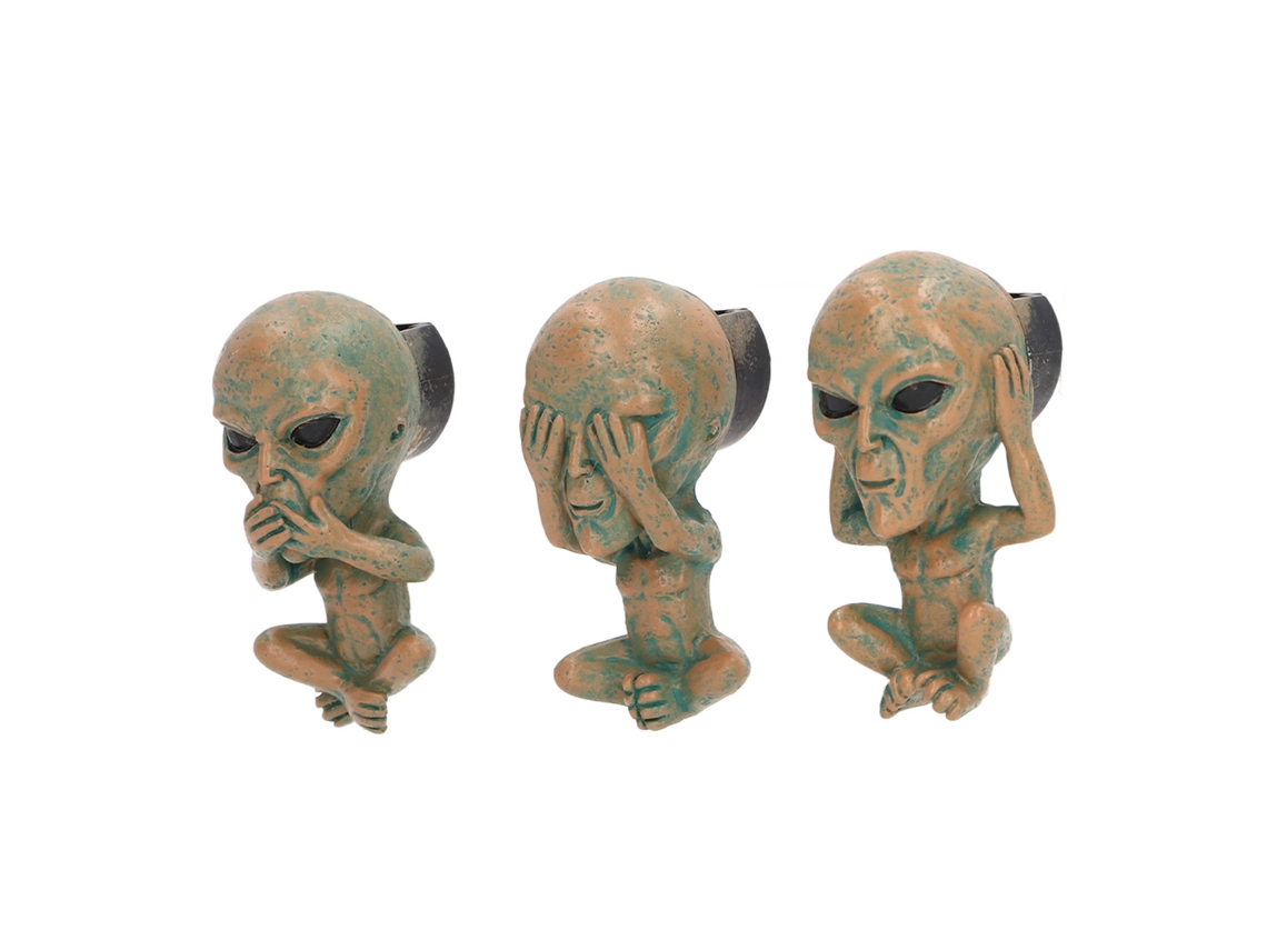 Clip Aromático Alien para Ventoinha Carro 3 Peças