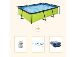 Piscina Exit Retangular 300x200x65 Cm 4 peças Scb81 EXIT TOYS