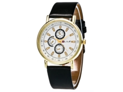 Reloj De Pulsera De Casal Casual Trendy Para Homem E Mulher De Quartzo (preto)