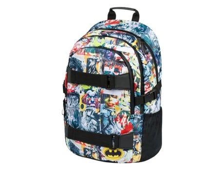 Mochila Unissexo Baagl Escolar Costas Ergonômicas Cinta Peitoral Elementos Refletivos Poliéster Multicor
