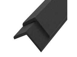 Decking Angle Trim, Decking Angle Trims Vidaxl Preto Wpc (n/a)