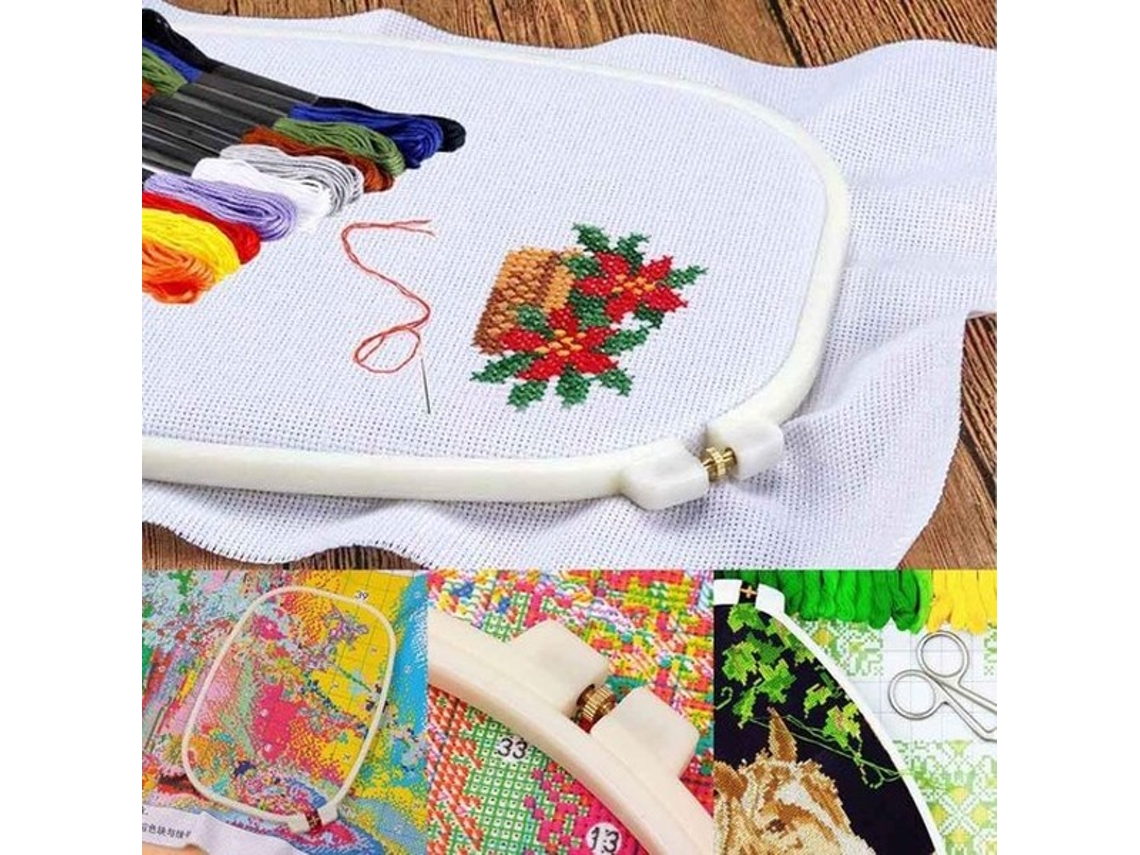 Conjunto De Quadros De Bordado - Versátil E Prático - 4 Unidades
