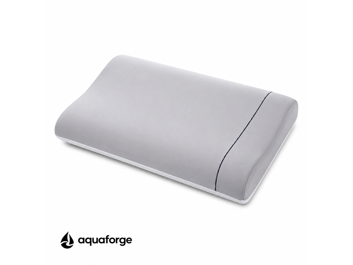 Almofada Cervical Ergonómica Espuma Viscoelástica Respirável 35 X 55 Cm