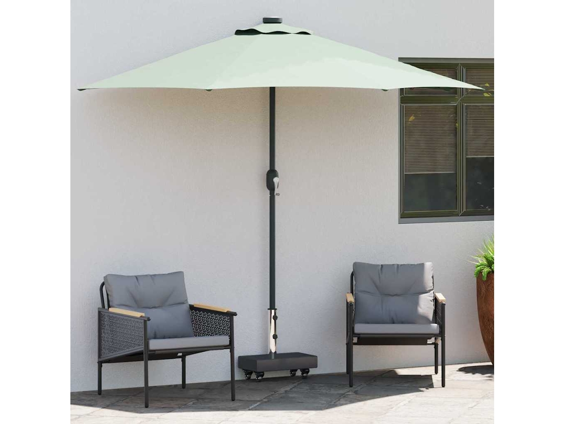 Vidaxl Base Para Chapéu De Sol 25 Kg Preto Granito Retangular