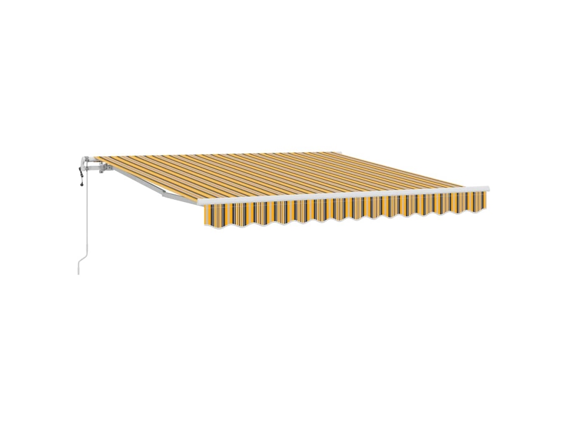 Toldo Retrátil Manual Multicolor 350x250 Cm Tecido HARLANV1