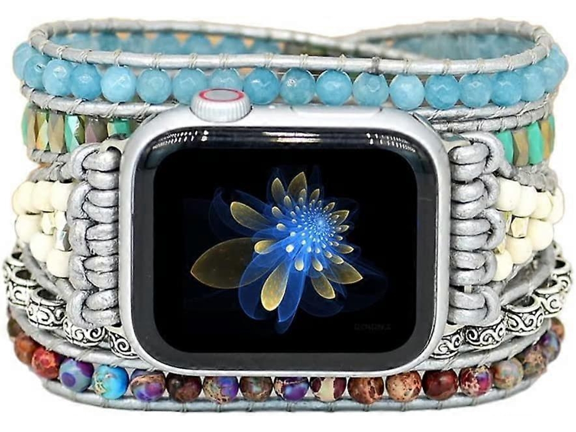 Pulseira De Relógio, Pulseira De Substituição Trançada Compatível Com Iwatch, 42 45 Mm Olysi Shop