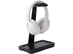 Suporte De Madeira Para Fones Ouvido, Ideal Para Escritório E Jogos, Com Base De Armazenamento E Acessórios Para Estúdio