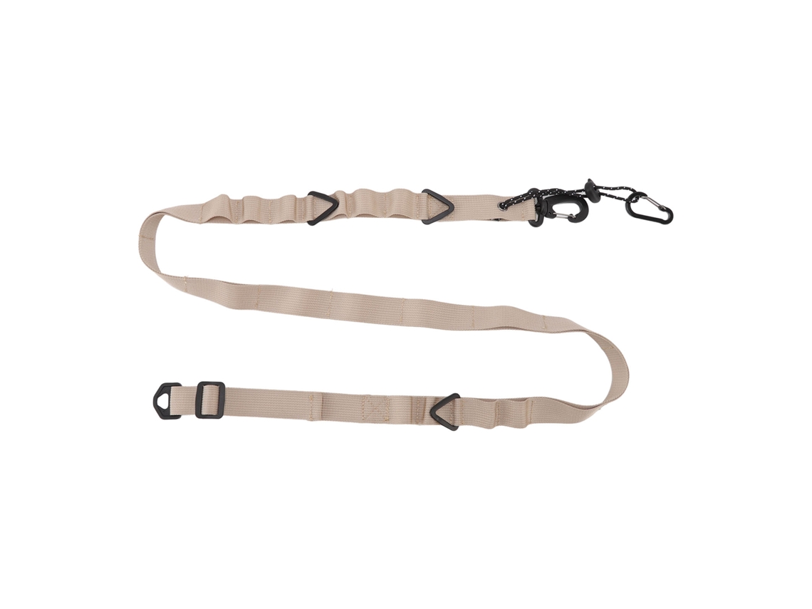 Alça de Lona com 24 Furos Ajustável Multipropósito para Suspensão de Roupas Camping Outdoor Khaki