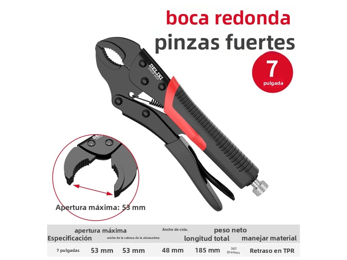 Adequado Para Agulhas De Pressão (7 Polegadas, Redondas), Ferramenta De Fixação Manual Universal Multiuso De Nível Industrial.