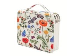 Estojo para Lápis, Portátil, Floral, Estudantes AQUAFORGE