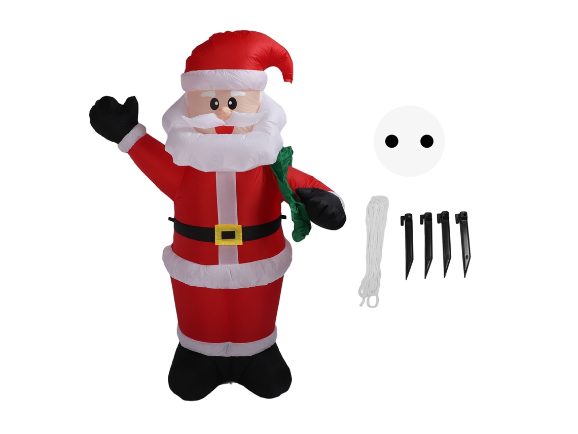 Laxiscreed Anjo De Natal Inflável De 1,8m Com Luzes Para Decoração Festiva E Eventos