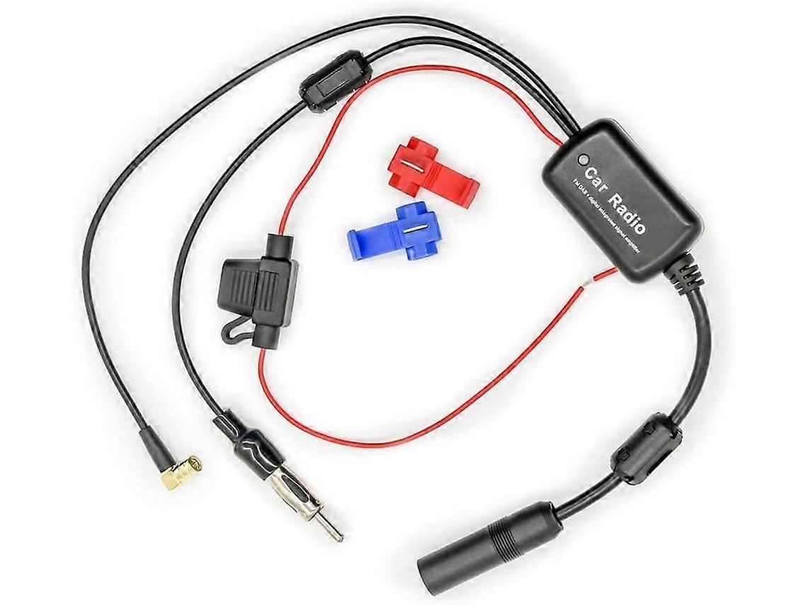 Adaptador de rádio digital digital 12v digital antena de rádio divisor automático sinal de transmissão automático smb adaptador de rádio digital
