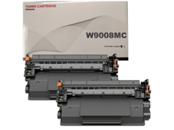 Pacote com 2 Toners Pretos W9008mc Compatíveis com HP W9008mc