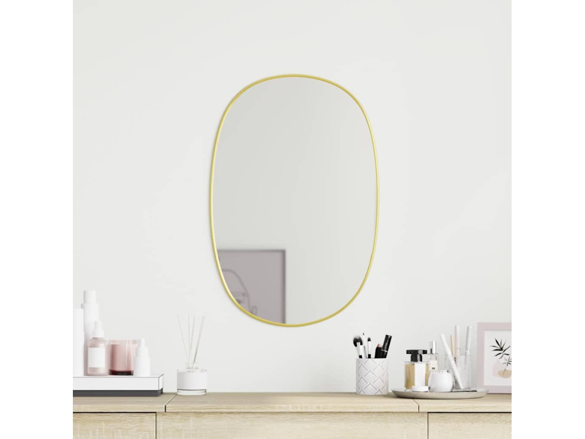 Vidaxl Espelho De Parede 60x40 Cm Dourado
