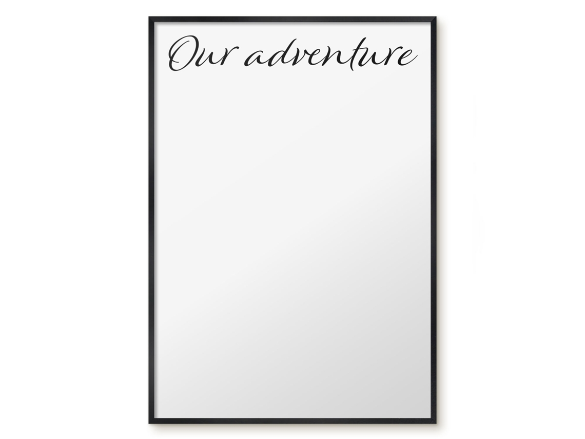 Magnetic Wall Board Our Adventure For The Office Espelharte (70x100 Cm)
