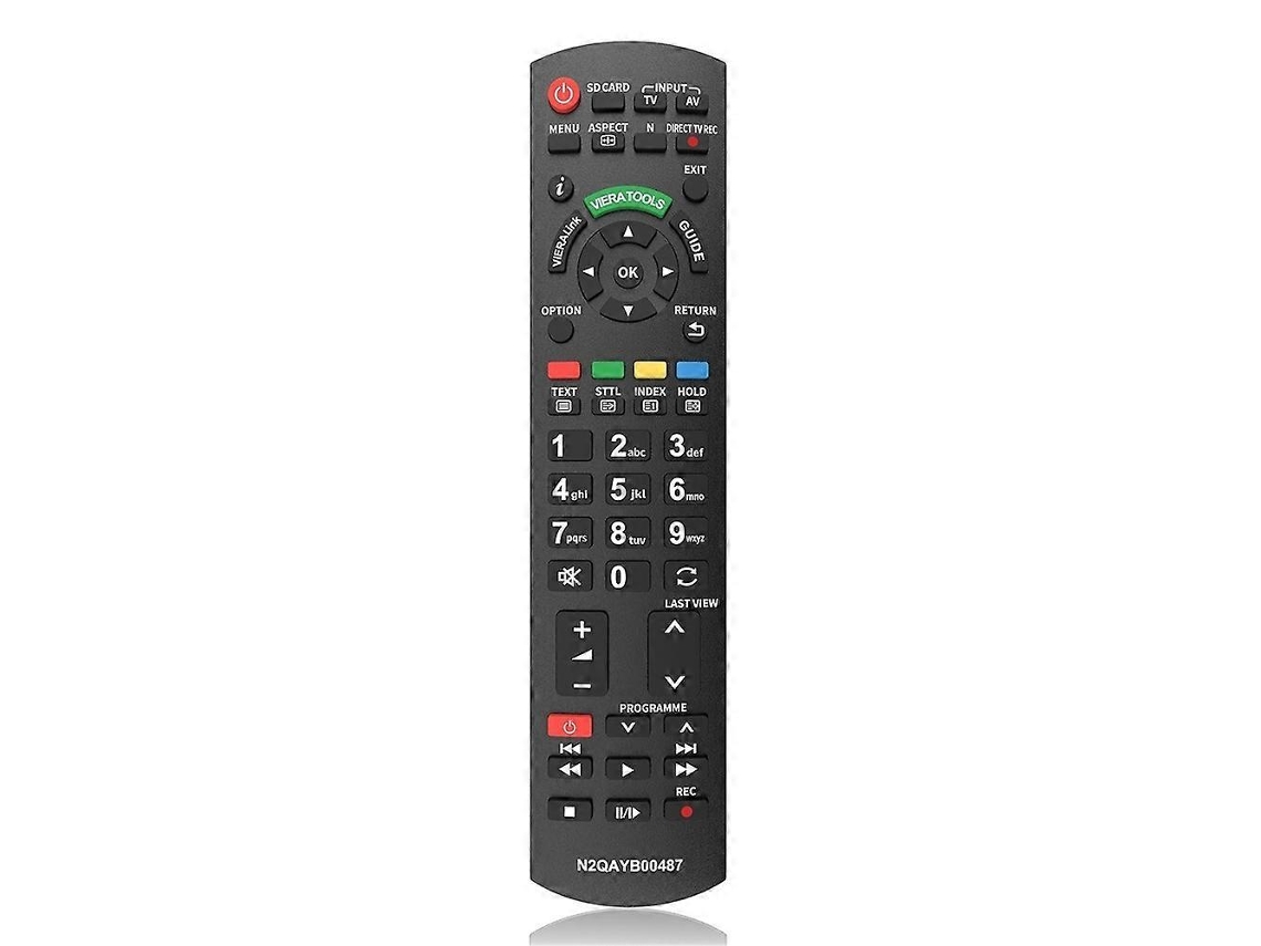 Controle Remoto Universal Para Tvs Panasonic. Compatível Com Todos Os Modelos Panasonic De Plasma, Viera, Hdtv, 3d, Led, Dvd E Av.