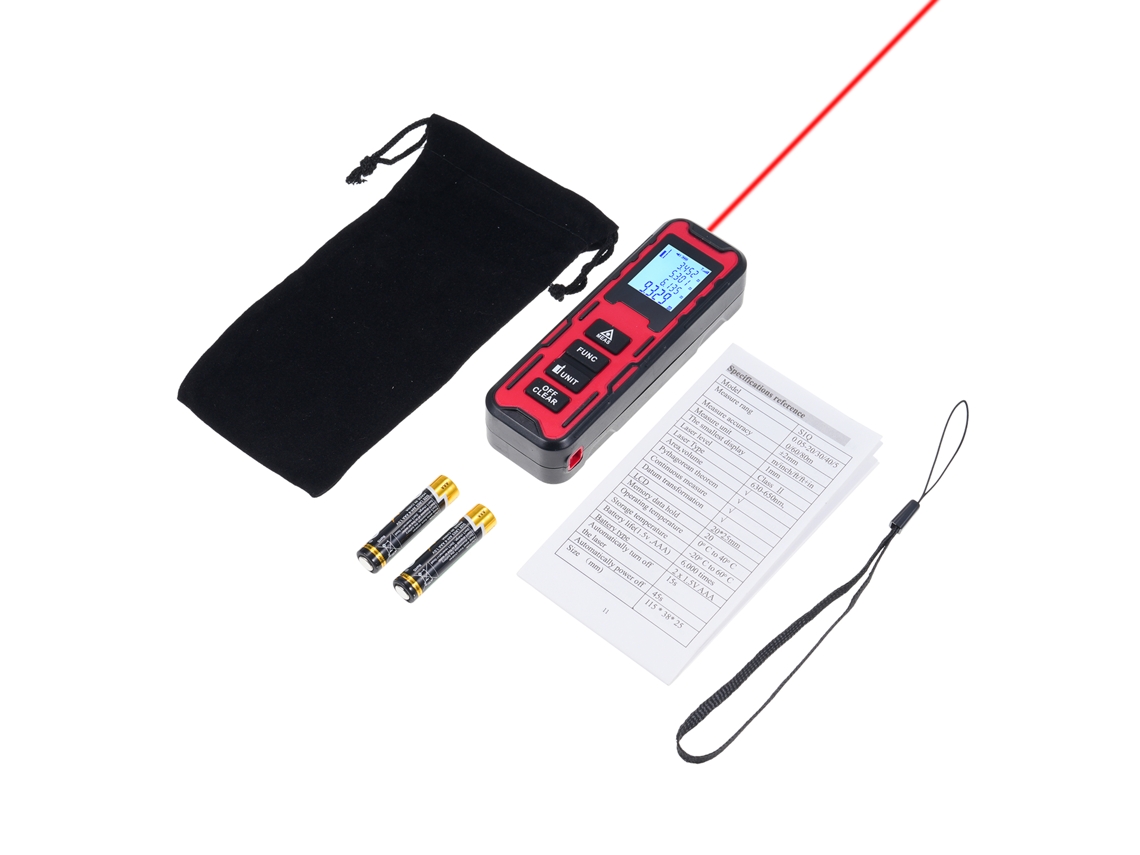Medidor de Distância Laser 3 em 1 YURU