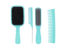 Kit De 4 Pentes E Pentes Para Cabelo Longo Grosso Fino Crespo Verde