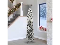 Vidaxl Árvore De Natal Artificial Verde 240 Cm Pvc E Aço E Plástico