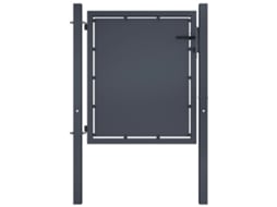 vidaXL Portão de jardim 100x100 cm aço antracite