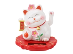 Gato da Sorte Solar LAXISCREED para Decoração LAXISCREED