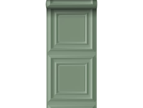 Papel de Parede ORIGIN WALLCOVERINGS (53 cm x 10,05 m - Tecido - Verde)