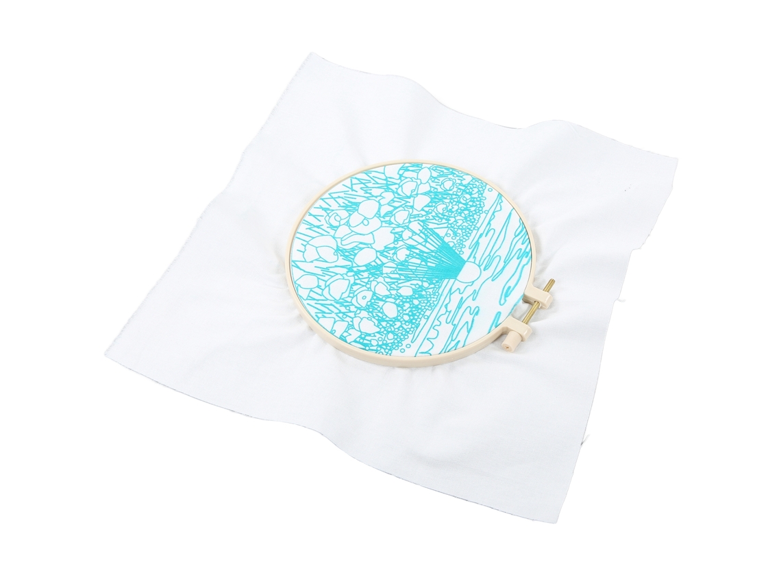 Kit De Bordado Com Padrões De Amanhecer Impressos, Clássico E Bonito Para Decoração De Casa E Presente