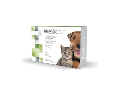 Wepharm Webiotic ReforÃ§o Intestinal CÃ£o & Gato 120 Comprimidos