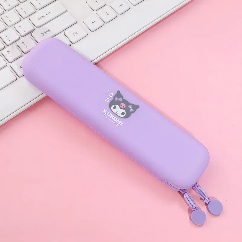 Estojo para Lápis, Organizador, Silicone, Desenho Animado, Estudantes AQUAFORGE