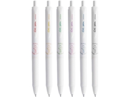 Conjunto De 6 Canetas Tinta Gel Decorativas Práticas Para Escrita,