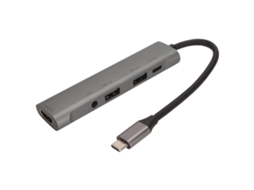 Adaptador LAXISCREED Usb C Hub 5 em 1 4k Pd Áudio
