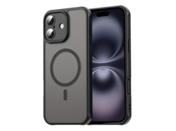 Capa Fan Dun Para Iphone 16 Plus - Tpu Híbrido Pc Fosco - Magsafe