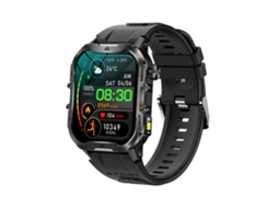 Relógio Inteligente Esportivo Para Homens E Mulheres 1.96" Tela Tática +100 Modos Esportivos Ip68 Bt5.2 Android Ios