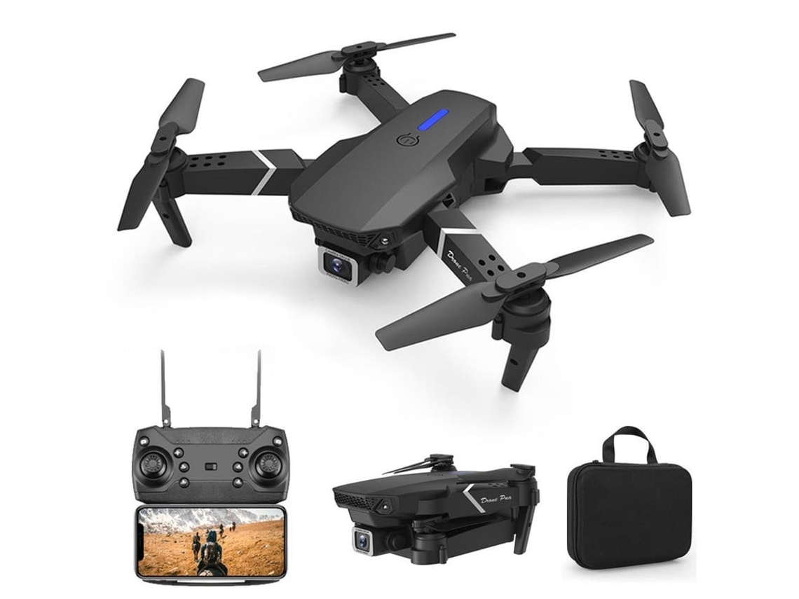 E88pro Mini Drone Com Câmera 4k Câmera Única Duração Da Bateria 15 Min Preto Szsmart