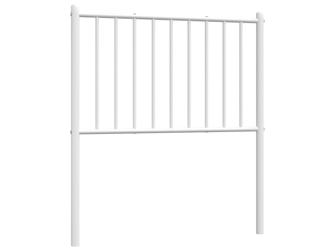 Cabeceira de substituição de 80 cm em metal branco, exclusiva da MAISON.