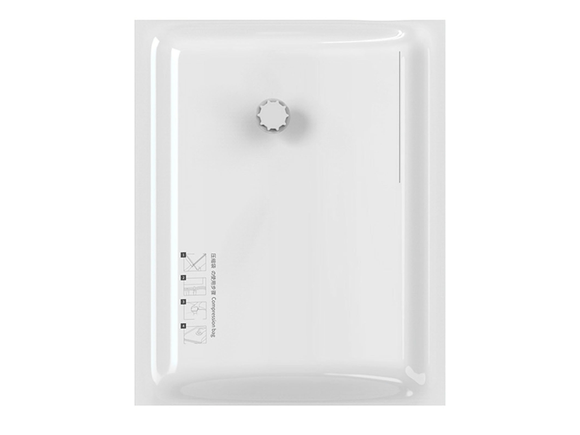 Bolsa de compressão a vácuo para armazenamento space saving design branco 40x60cm S/MARCA