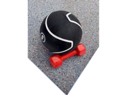 Esterilla De Ejercicio Y Fitness Especial Para Gimnasios | Epdm Gris | Base Gris 4 Mm 1'25m (ancho) X 5m (largo)