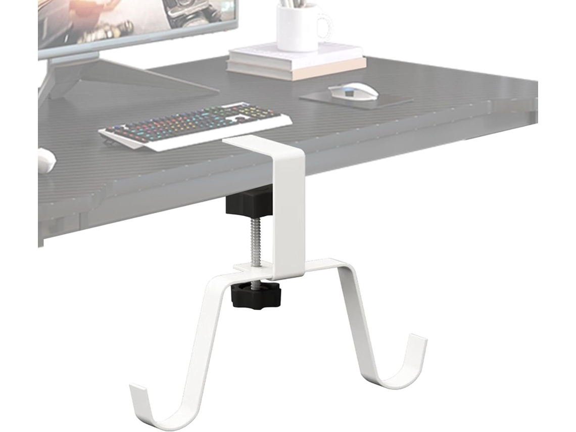 Suporte Casque Sous Bureau Porte-sac De Table Portable Avec Pince Sous