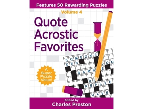 Livro Quote Acrostic Favorites: Features 50 Rewarding Puzzles (Puzzle Books for Fun) Charles Preston (Inglês)