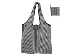 Sacola de Compras Grande, Reutilizável, Ecológica, para Supermercado, Guardar Brinquedos Praia , Bolsa Ombro Compras, S GOKOCO