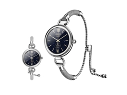 Smartwatch Feminino Rastreador Contador De Passos De Calorias Prata Yunzii
