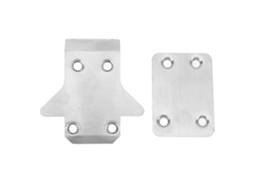 Mali 2pcs Protetor de Chassi Rc de Aço Inoxidável Placa de Deslizamento para Carro Rc Kyosho Mp10 Mp9e
