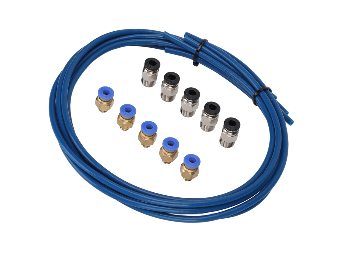 Conjunto De Tubos Ptfe Com Conexões De Encaixe Para Impressão 3d Com Fio De 1,75mm