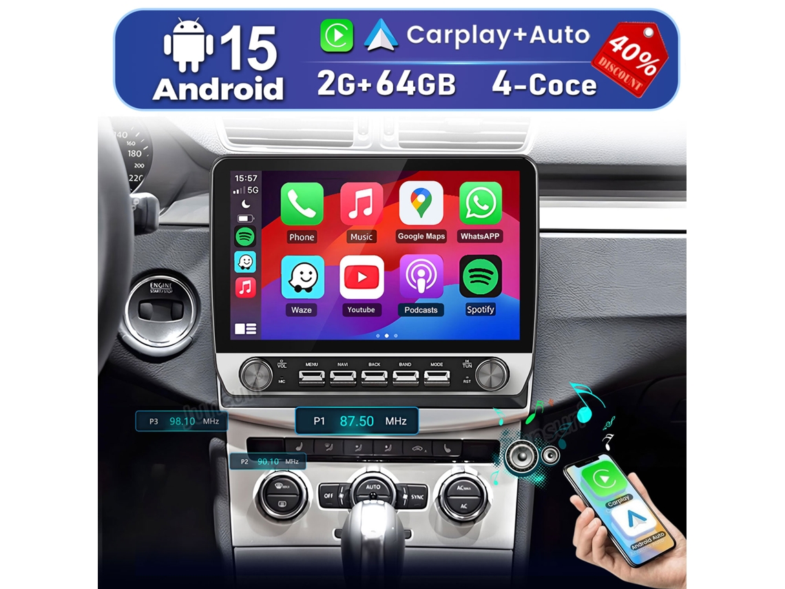 Rádio Automóvel para Passat QINGYU TECH com Android 15, 10.1