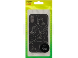 Capa iPhone X/XS SBS Black Faces