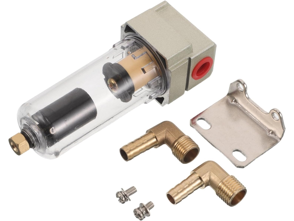Topbathy Separador de Ar Manual Healeved com Núcleo Cobre e Filtro Compacto para Sistema Drenagem Compressores