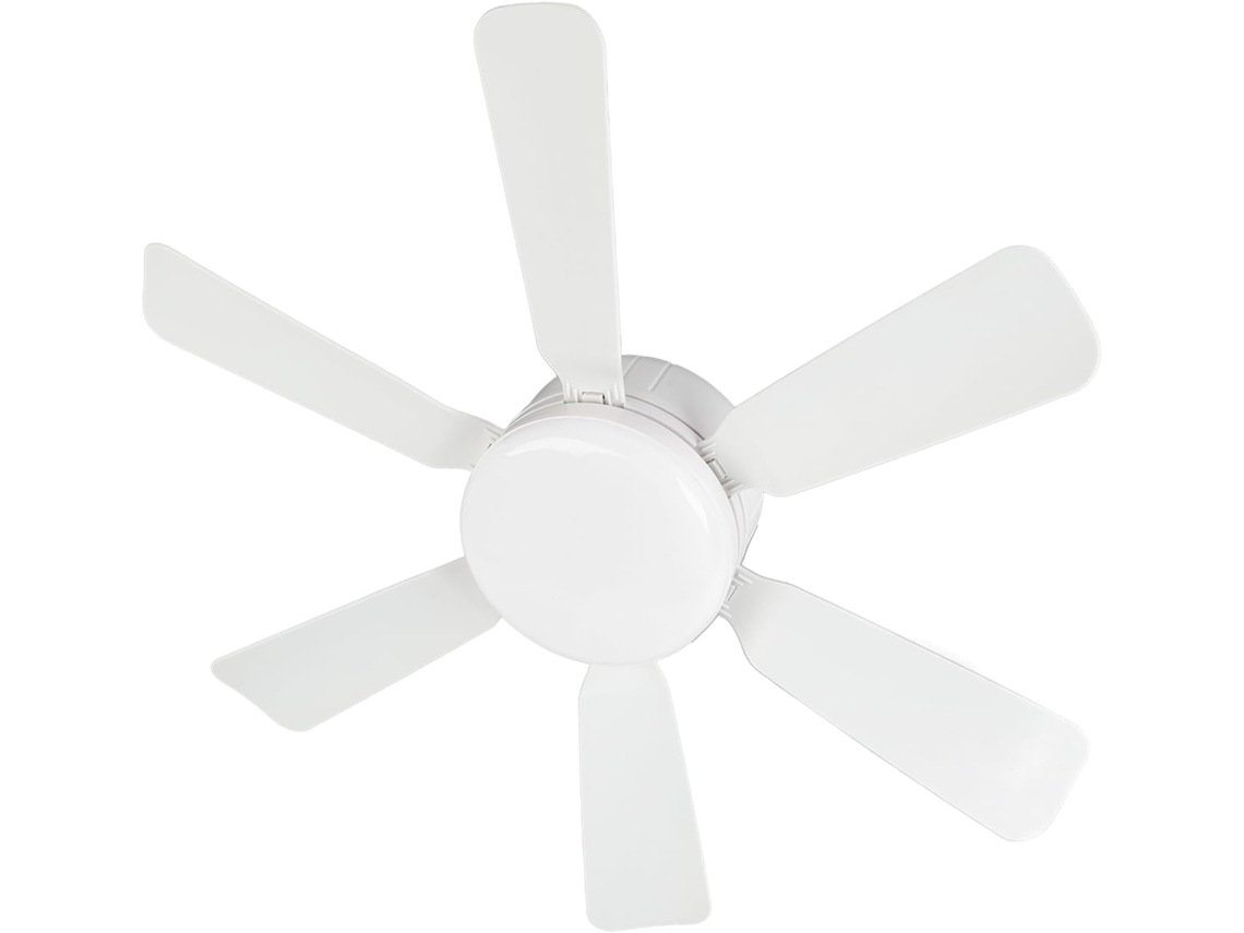 Ventilador De Teto Com 6 Lâmpadas E Controle Remoto, Soquete E27 Para
